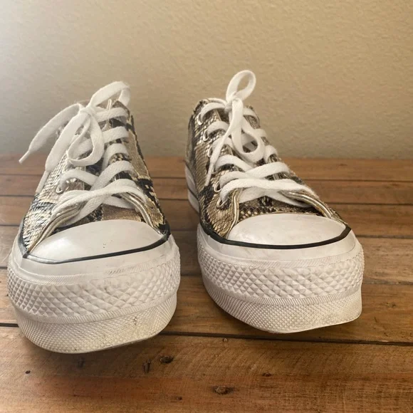 Converse snake print platforms size 7.5 - Picture 6 of 11